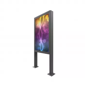 EDBAK EB-POK100 āra portreta kiosks Samsung 55 collu LH55OHF displejam, IP56, melns