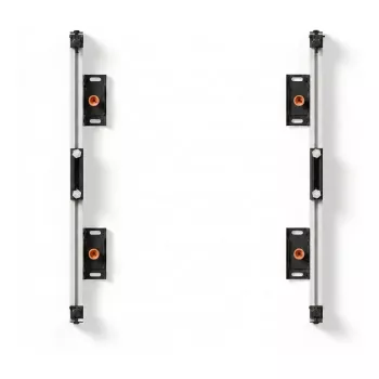 EDBAK ULS2337 Universāla LED sistēma 2 skapjiem 600 x 337,5 mm | Melna