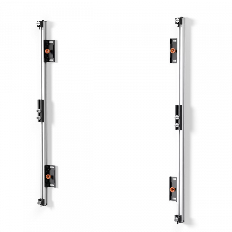 EDBAK ULS2500 Universālā LED sistēma 2 skapjiem 500mm | Melna