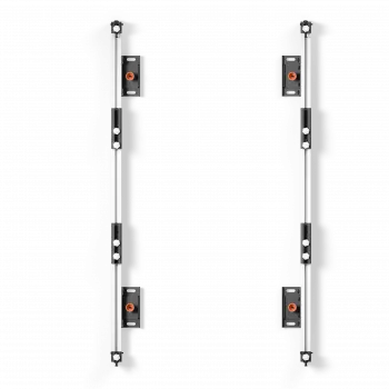 EDBAK ULS3337 Universāla LED sistēma 3 skapjiem 600 x 337.5 mm | Melna