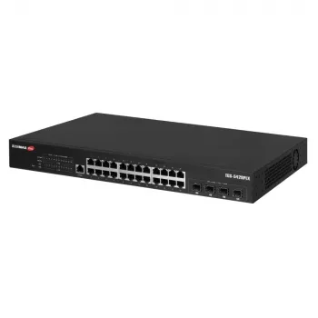 Edimax Pro TGS-5428PLX 28 portu L2+ pārvaldāms Multi-Gigabit PoE++ komutators ar 24x 2.5GBase-T un 4x 10G SFP+ augšupielādes portiem