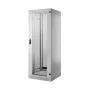 EFB 19 collu tīkla skapis komplekts PRO 42U, 800x1000 mm, RAL7035, 4 ventilatoru jumta bloks, barošanas bloks + pamatne