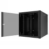 EFB 19 inch sienas stiprinājuma skapis 26U, 800mm dziļums, RAL9005 Jet Black