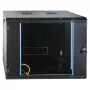 EFB 19 inch sienas montāžas korpuss 9U, fiksēts, vienas sekcijas, RAL 9005, dziļums 600 mm