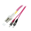 EFB Divšķiedru džemperis LC-ST 50/125µm OM4 LSZH Erika Violet 2.0mm 5m