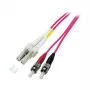 EFB Divšķiedru džemperis LC-ST 50/125µm OM4 LSZH Erika Violet 2.0mm 5m