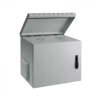 EFB-Elektronik 19 inch sienas skapis IP55, 20U, stikla durvis, 600 mm dziļums, RAL 7035 (691720IP55.2G)