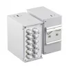 EFB ELEKTRONIK 53705.4V2B2 DIN sliežu priekšējais panelis, tukšs, 1,7 mm, 12x SC-Simplex / LC-Duplex / E2000