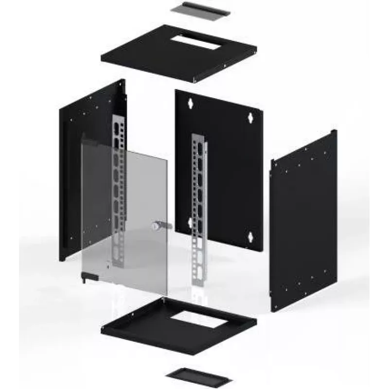 EFB-Elektronik BASIC 19 collu montāžas sliežu komplekts 15U - 2 gabali (WGB-PRO15)