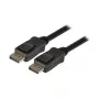 EFB Elektronik DisplayPort kabelis 1m melns 8K120Hz vīrišķais uz vīrišķo