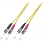 EFB Elektronik Duplex Jumper ST-ST 9/125µm OS2 LSZH Yellow 0.5m