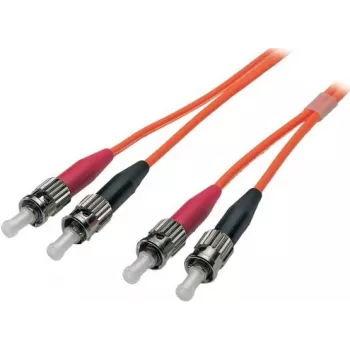 EFB Elektronik ECOFIBER Duplex Jumper ST-ST 50/125 µm OM2 LSZH Orange 3.0 mm 0.5 m
