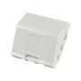 EFB ELEKTRONIK ET-25027 45x45mm Keystone vāciņš, 1 porta leņķa izeja, tīri balts (RAL 9010)