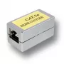 EFB-Elektronik RJ45 sieviešu uz RJ45 sieviešu CAT 5e ekranēts tīkla savienotājs, pelēks 37529,1