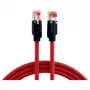 EFB ELEKTRONIK RJ45 savienojuma kabelis Cat.6A S/FTP PUR Draka UC900 TM21 sarkans 0,25 m