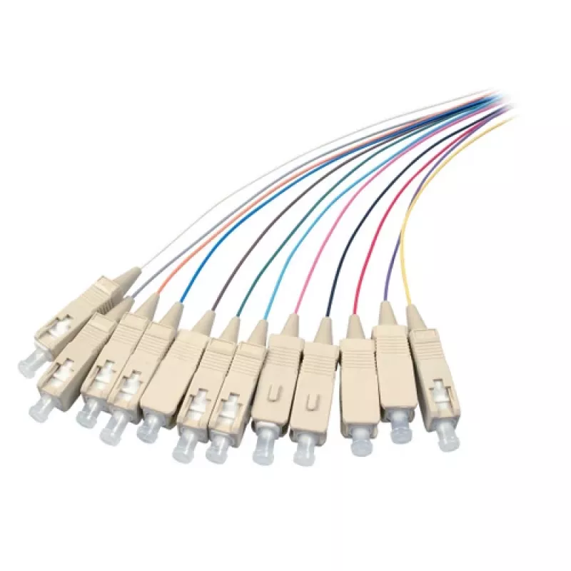 EFB Elektronik SC vienmoda optiskās šķiedras patch kabelis, dupleksais 9/125µm, 1m, LSZH, dzeltens