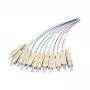 EFB Elektronik SC vienmoda optiskās šķiedras patch kabelis, dupleksais 9/125µm, 1m, LSZH, dzeltens