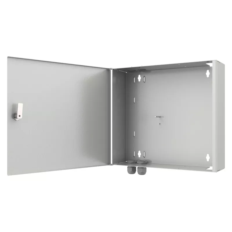 EFB Mini sienas montāžas korpuss 5 moduļiem 290x320x88mm, gaiši pelēks (RAL 7035), IP30, ar slēdzeni