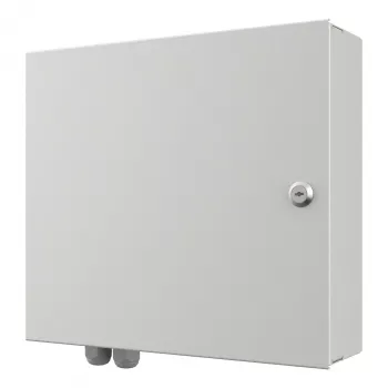 EFB Mini sienas montāžas korpuss 5 moduļiem 290x320x88mm, gaiši pelēks (RAL 7035), IP30, ar slēdzeni