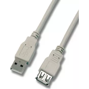 EFB USB 2.0 pagarinājuma kabelis 1,8 m High Speed Type A vīrišķais uz sievišķo melns K5248.1,8