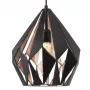 Eglo Carlton 1 Piekaramā lampa, vara, E27, vintage industriāla, tērauds, 310 mm