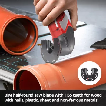 Einhell 708135 XL-PLUS-CASE BiM HSS daudzfunkcionālo instrumentu piederumu komplekts, 10 gabali