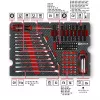 Einhell E-Case 201-Daļu Mehāniķa Instrumentu Komplekts (Hroma Vanādija Tērauds, Sakraujams) (370513)