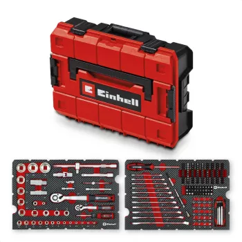 Einhell E-Case 201-Daļu Mehāniķa Instrumentu Komplekts (Hroma Vanādija Tērauds, Sakraujams) (370513)