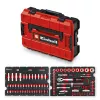 Einhell E-Case 92-Piece Workshop Tool Kit (370514) - Chrome Vanadium Steel, Black/Red