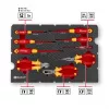 Einhell E-Case VDE Instrumentu kārba 24-daļīgs elektriķa komplekts (sarkans/dzeltens)