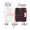 Einhell Trieciena uzgaļu un ligzdu komplekts 1/2 inch 32 daļas XL futrālī