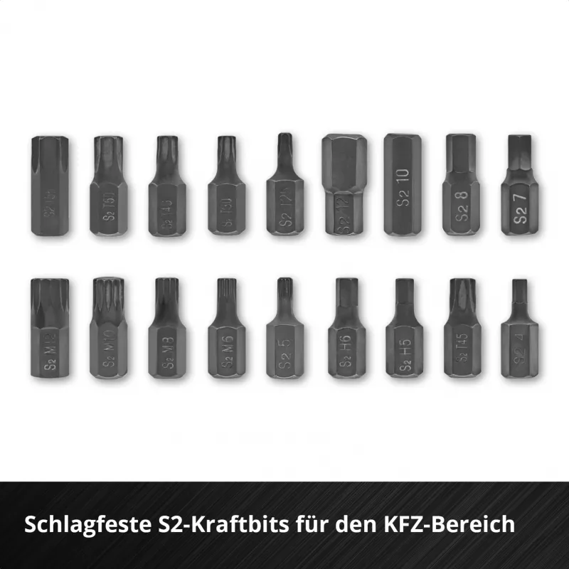 Einhell Trieciena uzgaļu un ligzdu komplekts 1/2 inch 32 daļas XL futrālī