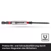 EINHELL-KWB Trieciena uzgaļu un ligzdu komplekts M-CASE, 39 daļas