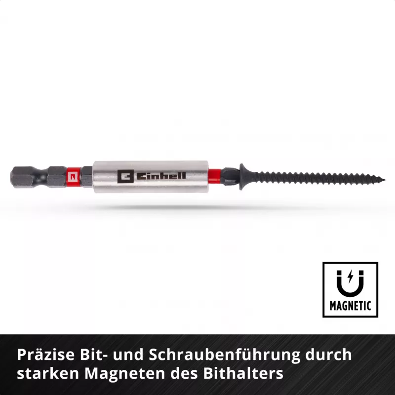 EINHELL-KWB Trieciena uzgaļu un ligzdu komplekts M-CASE, 39 daļas