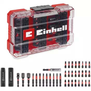 EINHELL-KWB Trieciena uzgaļu un ligzdu komplekts M-CASE, 39 daļas