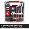 EINHELL-KWB Uzgriežņu un uzgaļu komplekts 1/4 collas 37 daļas L-CASE