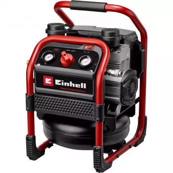EINHELL Power X-Change Bezvadu Gaisa Kompresors SILENZZO 18/160, 18V (Sarkans/Melns, bez Akumulatora un Lādētāja)