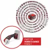 EINHELL Power X-Change Universālais griezējs TE-UC 18/6 Li - Solo, 18V (Melns/Sarkans, bez akumulatora un lādētāja)