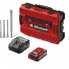 EINHELL Professional Bezvadu Rotācijas Āmurs TP-HD 18/28 Li BL+4, 18V (Sarkans/Melns, Li-Ion Akumulators 3.0 Ah, 4-daļīgs Piederumu Komplekts, E-Case S)