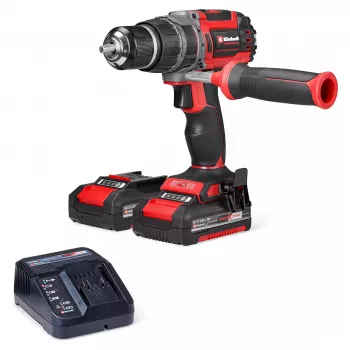 Einhell TP-CD 18/70 Li-i BL Bezvadu triecienurbjmašīna – 18V bezsuku, 70 Nm, 2 ātrumi, 2x4.0Ah Li-Ion komplekts
