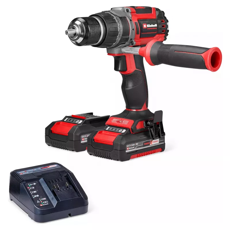 Einhell TP-CD 18/70 Li-i BL Bezvadu triecienurbjmašīna – 18V bezsuku, 70 Nm, 2 ātrumi, 2x4.0Ah Li-Ion komplekts
