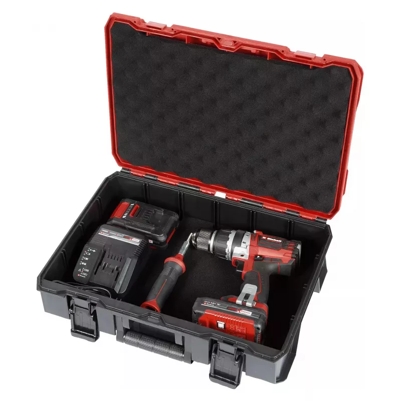 Einhell TP-CD 18/70 Li-i BL Bezvadu triecienurbjmašīna – 18V bezsuku, 70 Nm, 2 ātrumi, 2x4.0Ah Li-Ion komplekts