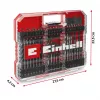 EINHELL XL-CASE Trieciena uzgaļu un urbju komplekts, 95 daļas, Urbju un uzgaļu komplekts