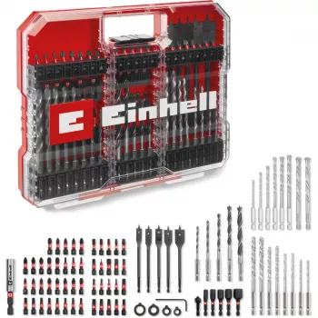 EINHELL XL-CASE Trieciena uzgaļu un urbju komplekts, 95 daļas, Urbju un uzgaļu komplekts