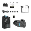 EJEAS K1Pro+ Motocikla intercoms ar 1080P ierakstītāju - Viens intercoms