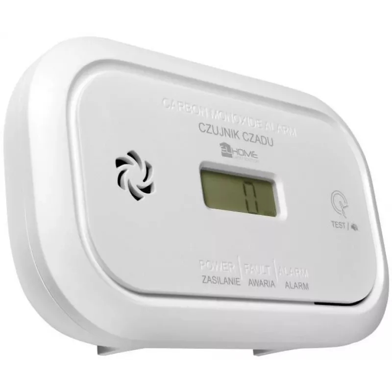 EL-HOME CD-17A2v2300/B oglekļa monoksīda detektors ar LCD displeju un 9V rezerves barošanu
