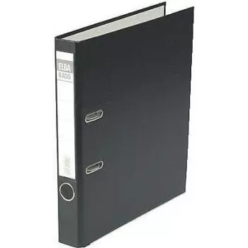 ELBA rado brillant Lever Arch File A4 50 mm melns akrilāts 10414 SW