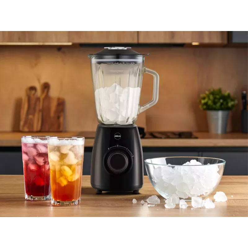 ELDOM BK6 NOXAR krūzes blenderis 500W melns 2x600ml Tritan pudeles pulss