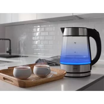 ELDOM C420 KETTY GLASS Bezvadu tējkanna 1.7 L 2200 W