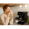 ELDOM ECA10 automātiskā spiediena kafijas mašīna, 7 programmas, 19 bāri, 1450 W, 1,8 L ūdens tvertne, no pupiņām līdz kafijai, LCD, melna